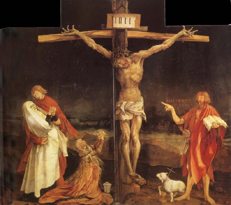 Matthias Grunewald The Crucifixion from the isenheim Altarpiece Sweden oil painting art